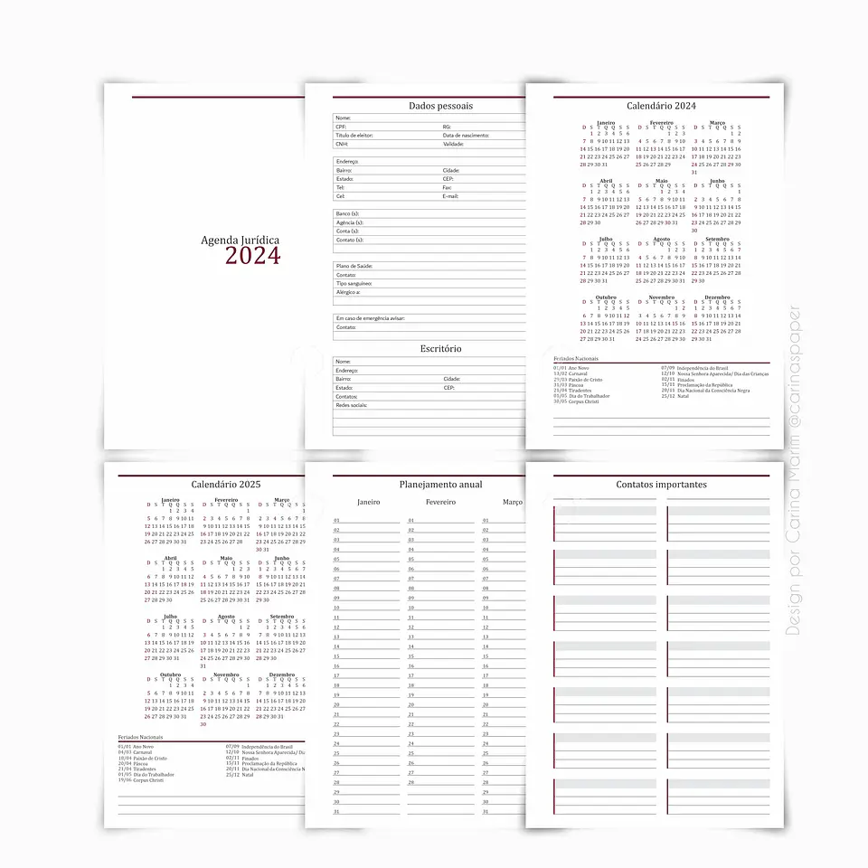 Arquivo Combo Miolo Agenda Jurídica  2024 em Pdf 5
