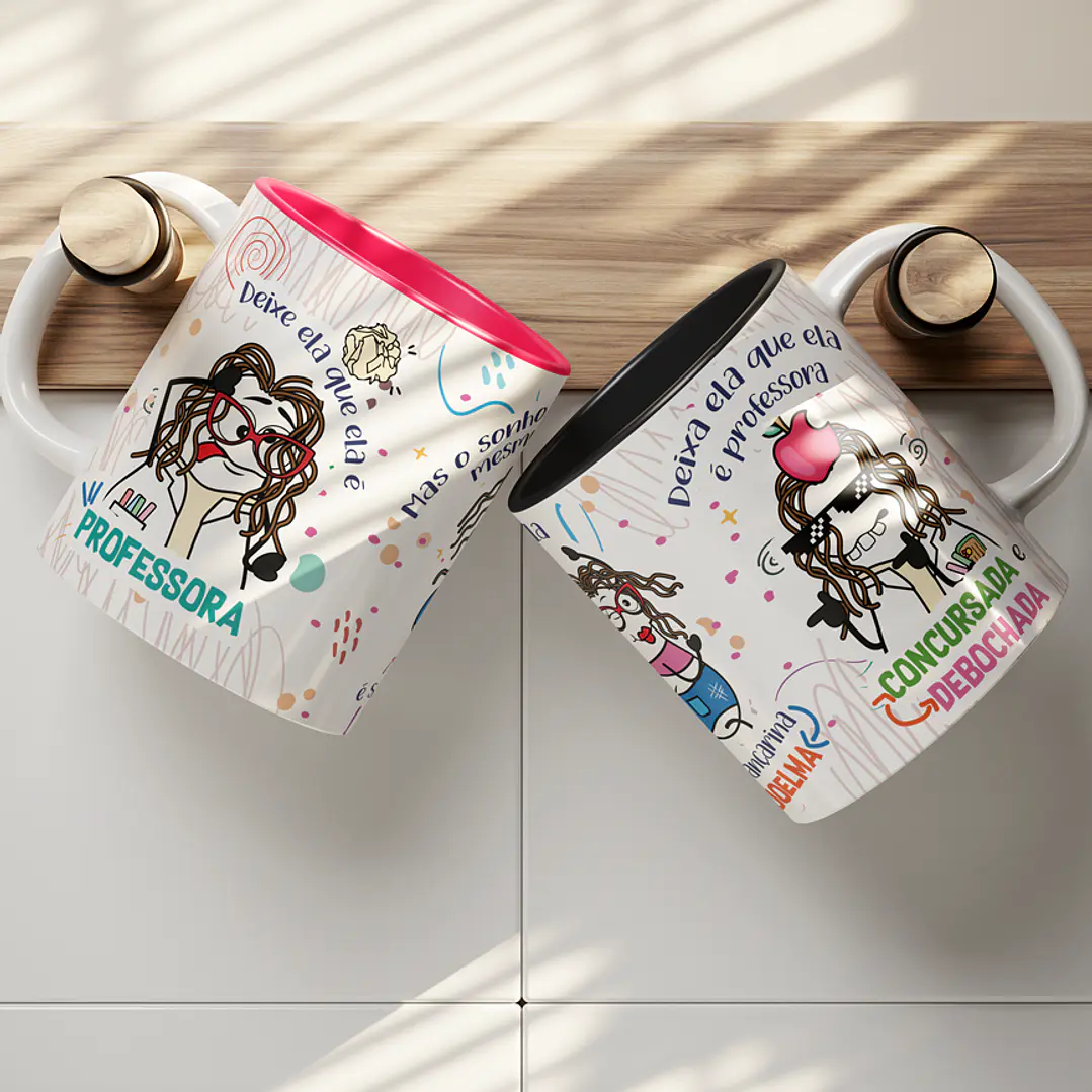 Arte Caneca Deixe ela que ela é professora mas o sonho dela mesmo é ser dançarina da Joelma 5