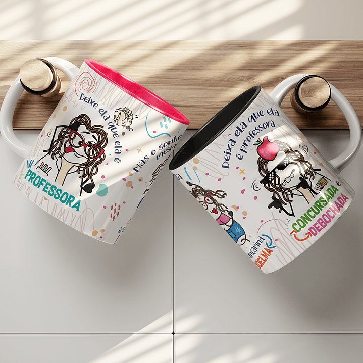 Arte Caneca Deixe ela que ela é professora mas o sonho dela mesmo é ser dançarina da Joelma 5