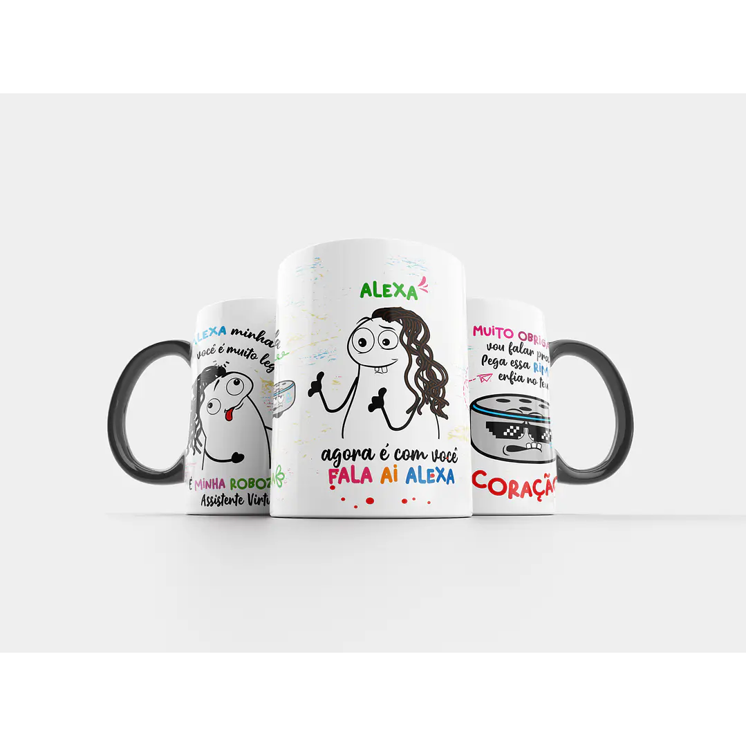 Arte Caneca Alexa minha linda você é muito legal é minha robozinha Png 2
