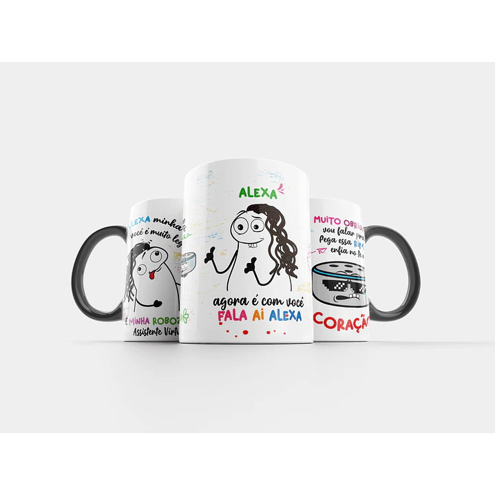 Arte Caneca Alexa minha linda você é muito legal é minha robozinha Png 2