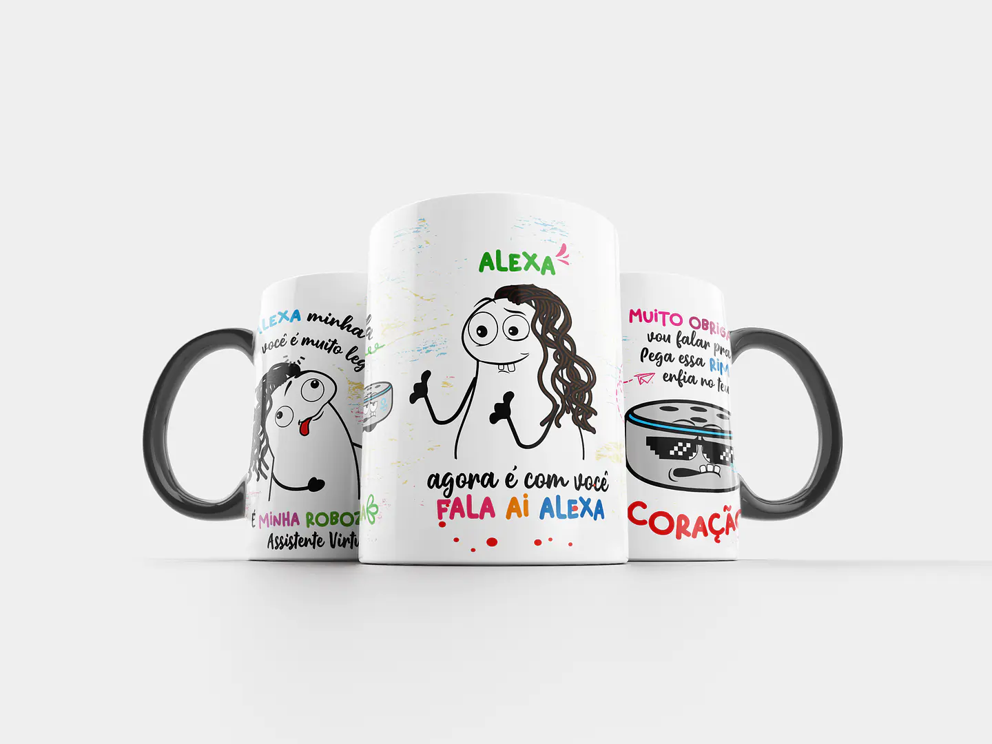 Arte Caneca Alexa minha linda você é muito legal é minha robozinha Png 2