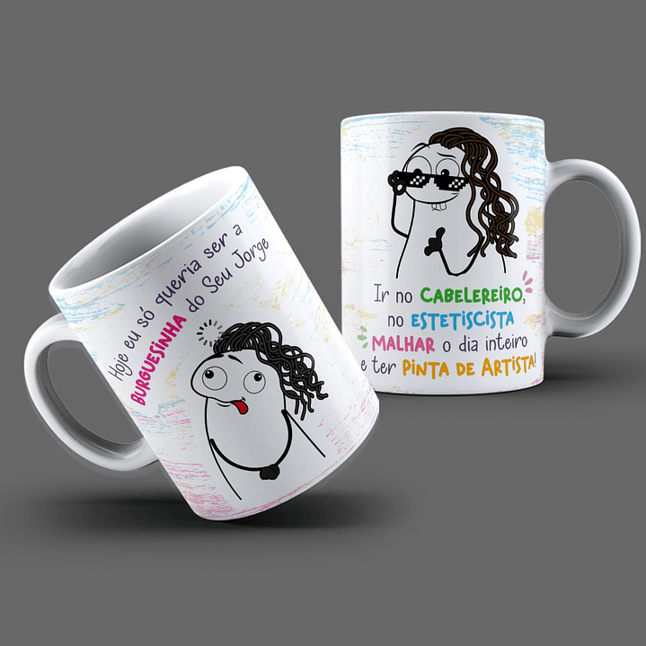 Arte Caneca Hoje eu só queria ser a burguesinha do Seu Jorge Png 2