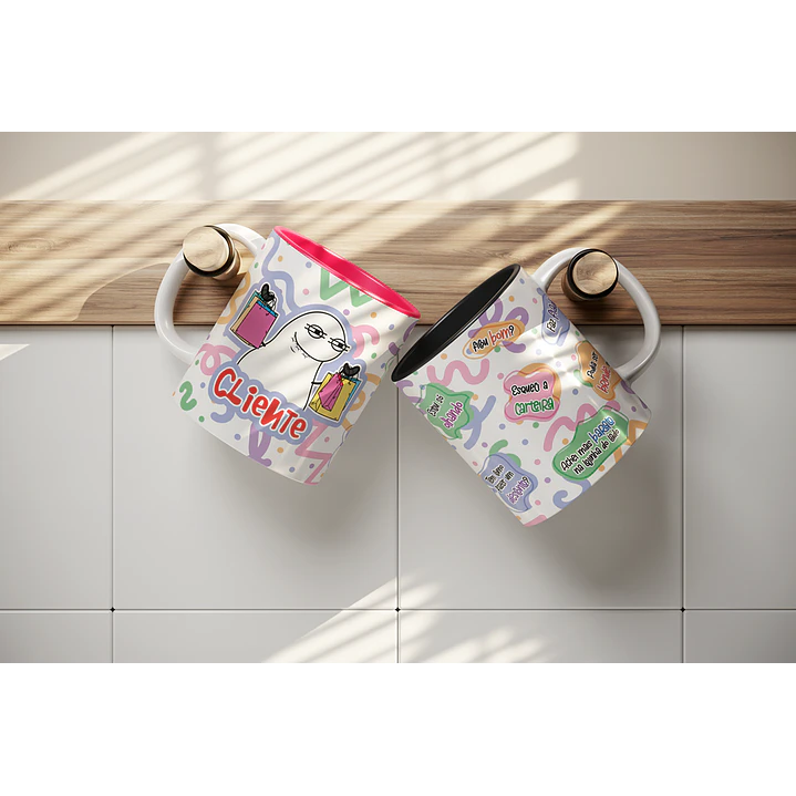 Arte Caneca Cliente Consumidor Arquivo Png 3