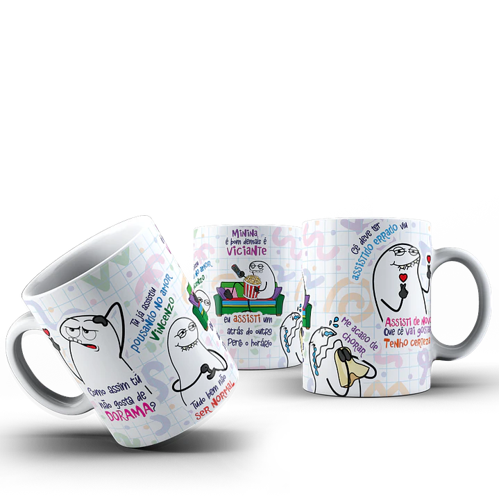 Arte Caneca Como assim tú não gosta de Dorama Png 3
