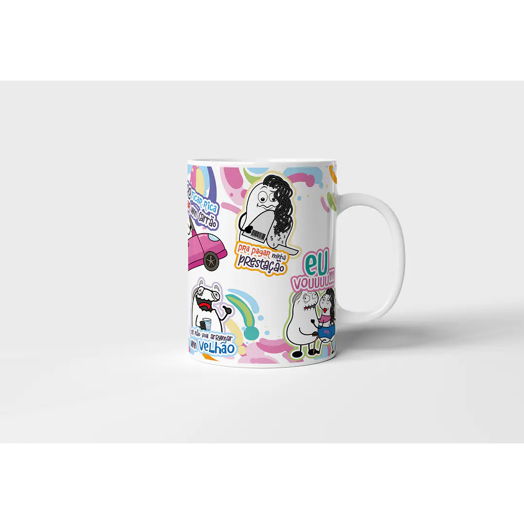 Arte Caneca Eu só ando de Busão que Pobreza... Malvadão Png 3