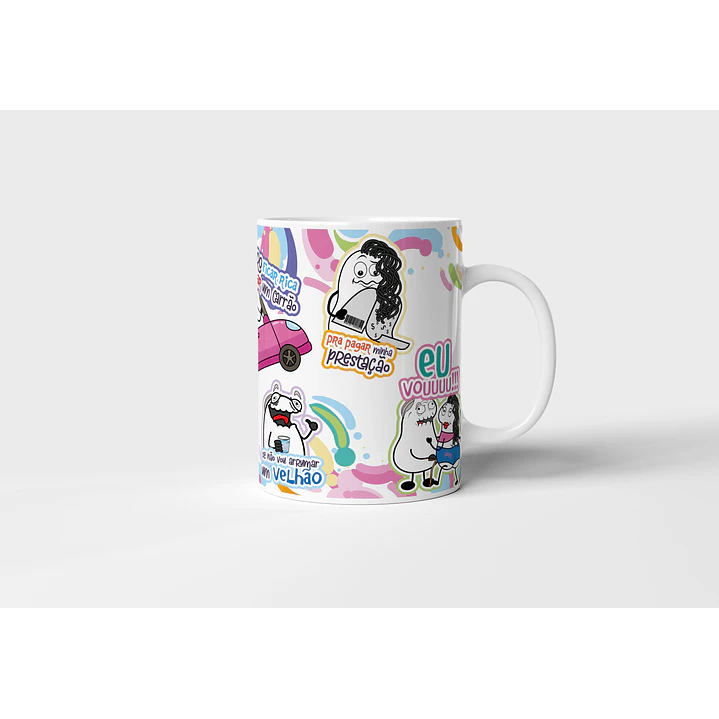 Arte Caneca Eu só ando de Busão que Pobreza... Malvadão Png 3