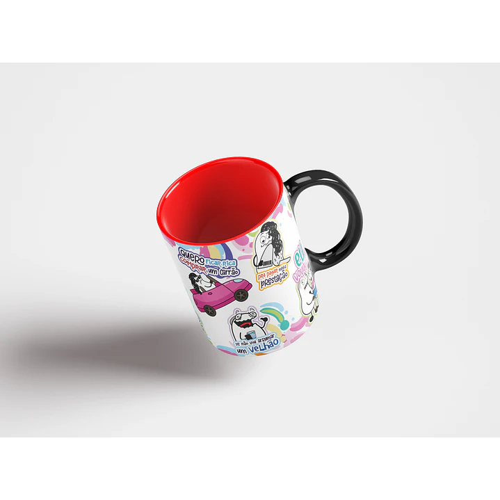 Arte Caneca Eu só ando de Busão que Pobreza... Malvadão Png 4