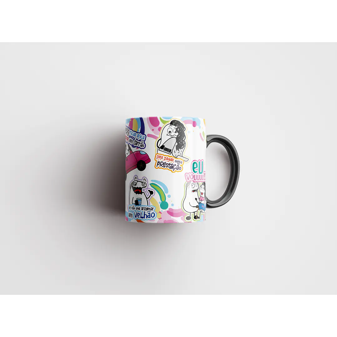 Arte Caneca Eu só ando de Busão que Pobreza... Malvadão Png 5