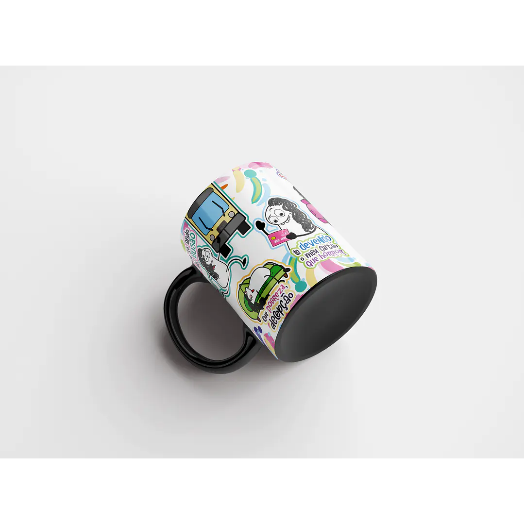 Arte Caneca Eu só ando de Busão que Pobreza... Malvadão Png 6