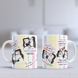 Arte Caneca Eu vou ser sua Amiga pelo resto de nossas vidas - Amigas para Sempre Png