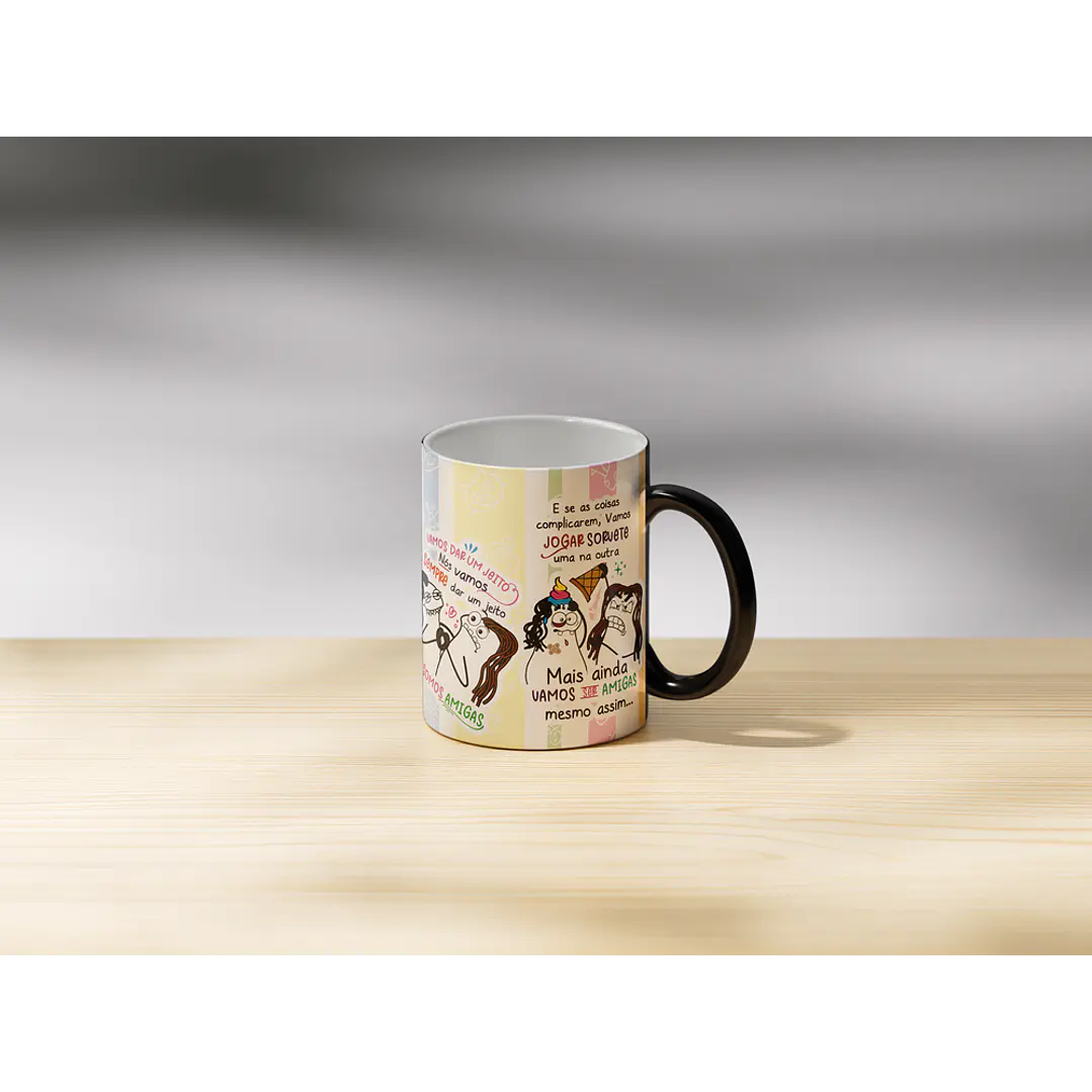 Arte Caneca Eu vou ser sua Amiga pelo resto de nossas vidas - Amigas para Sempre Png 5