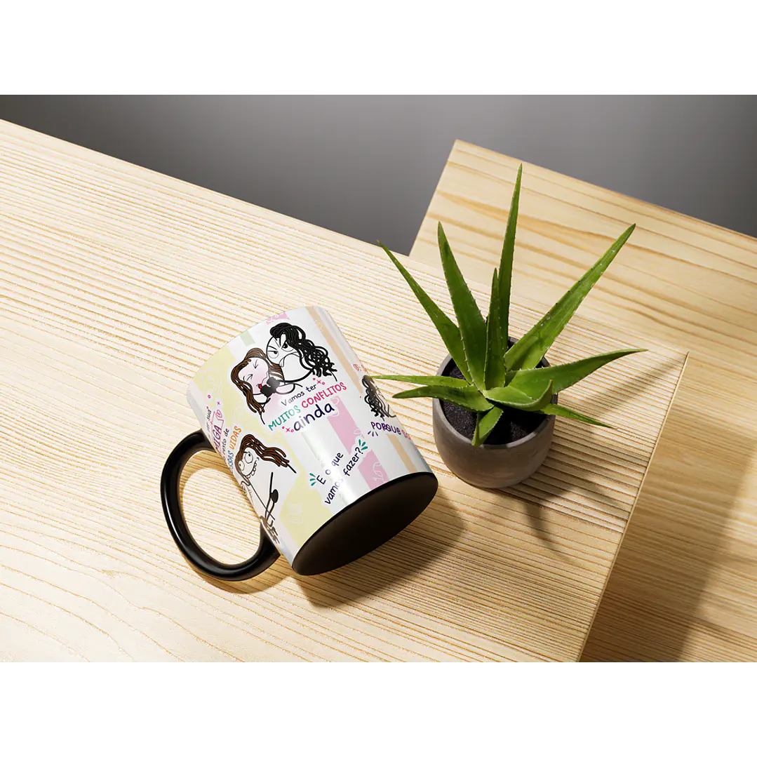 Arte Caneca Eu vou ser sua Amiga pelo resto de nossas vidas - Amigas para Sempre Png 7