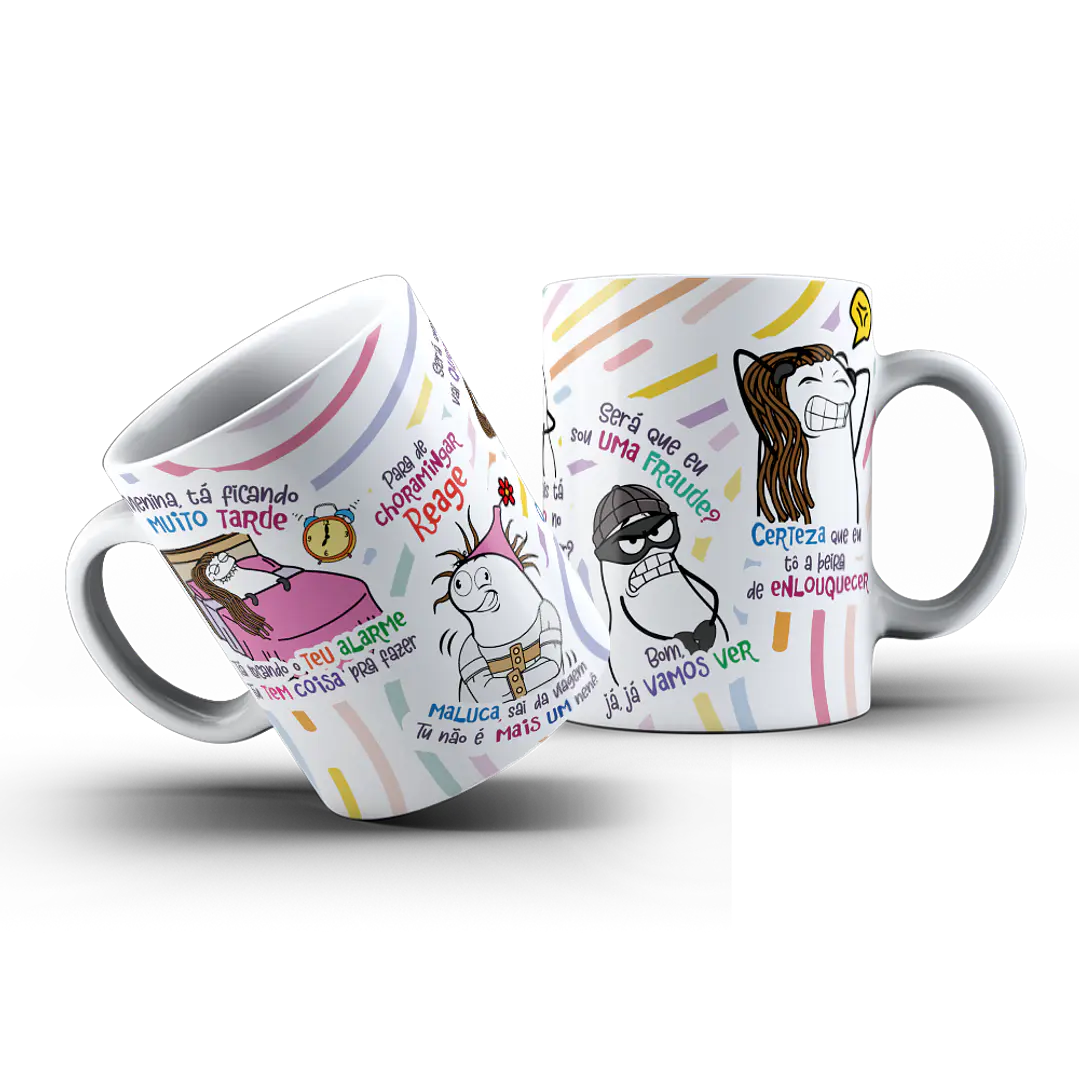 Arte Caneca Menina tá fincando Muito Tarde... Luisa Sonsa Menina Png 7