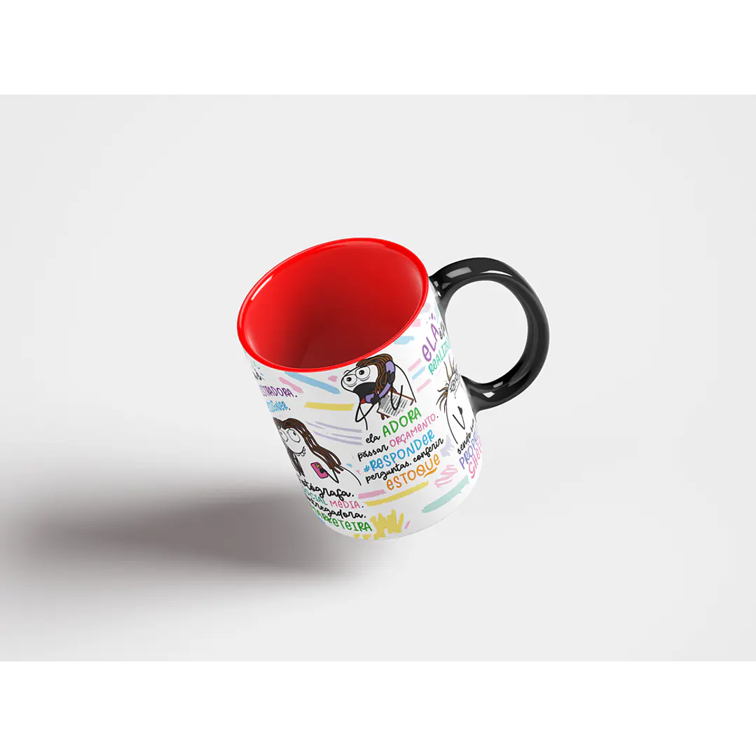 Arte Caneca Olha ela a Empreendedora Dona Proprietária Arquivo Png 3