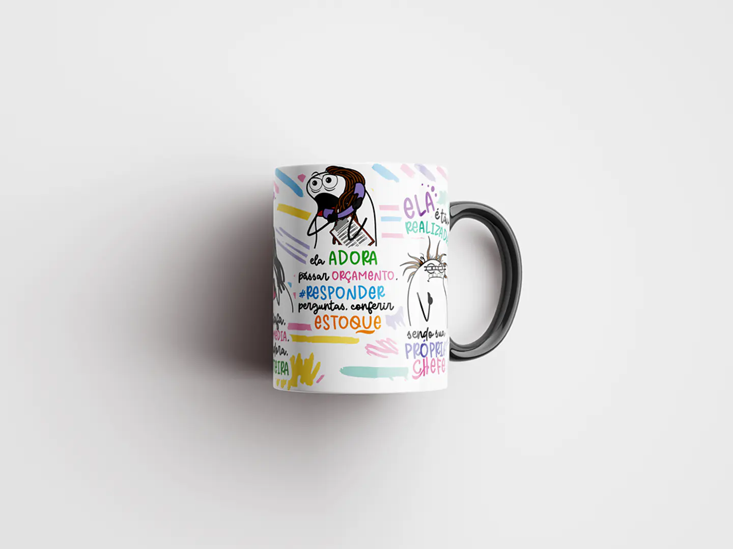 Arte Caneca Olha ela a Empreendedora Dona Proprietária Arquivo Png 4