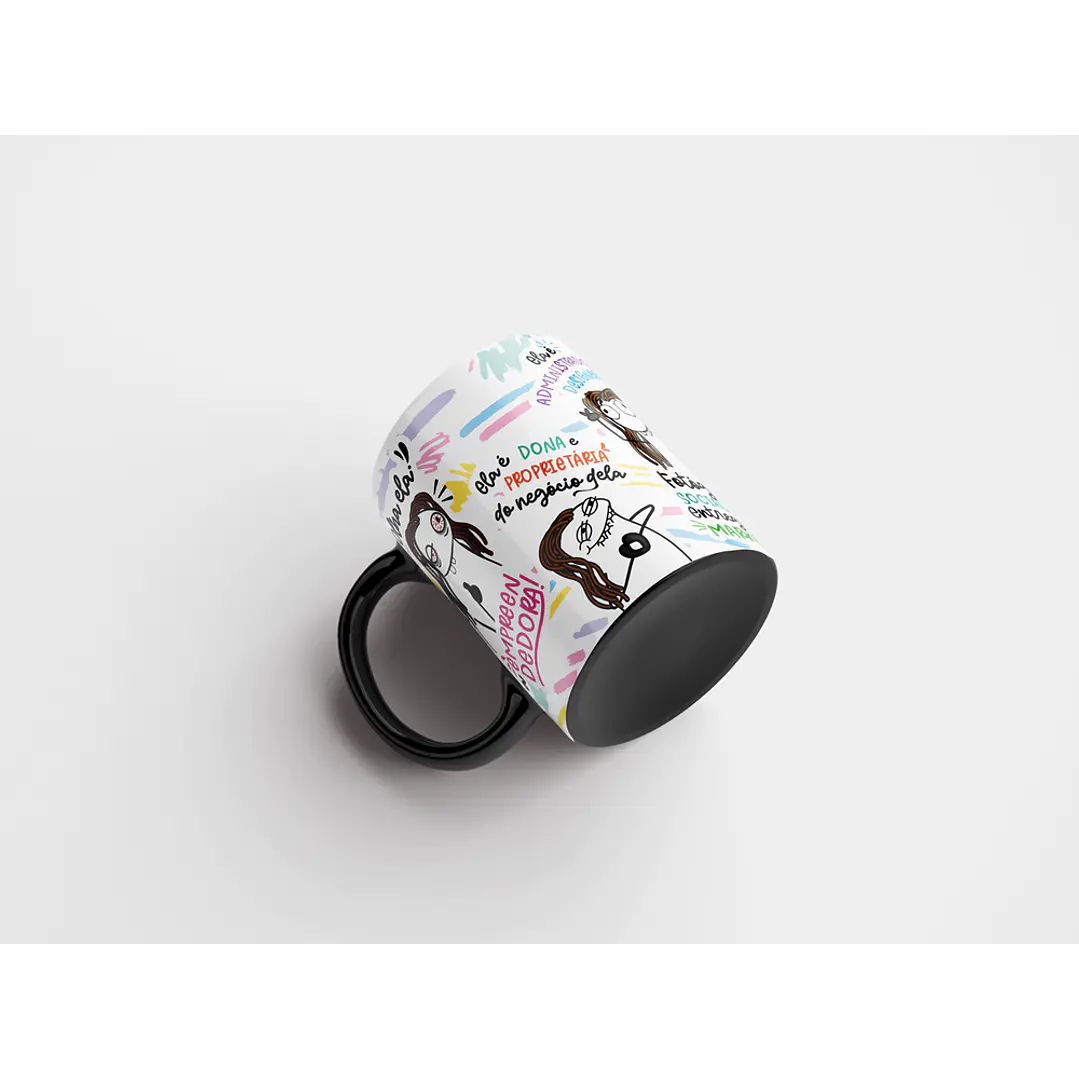 Arte Caneca Olha ela a Empreendedora Dona Proprietária Arquivo Png 5