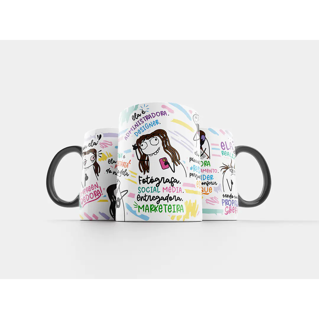 Arte Caneca Olha ela a Empreendedora Dona Proprietária Arquivo Png 1