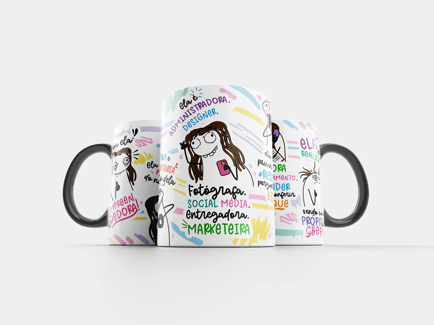 Arte Caneca Olha ela a Empreendedora Dona Proprietária Arquivo Png 1