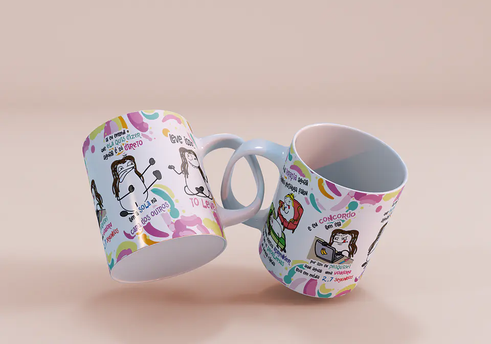Arte Caneca Sai da Terapia agora e minha Psicóloga falou... Conselho de Piscologa Png 3