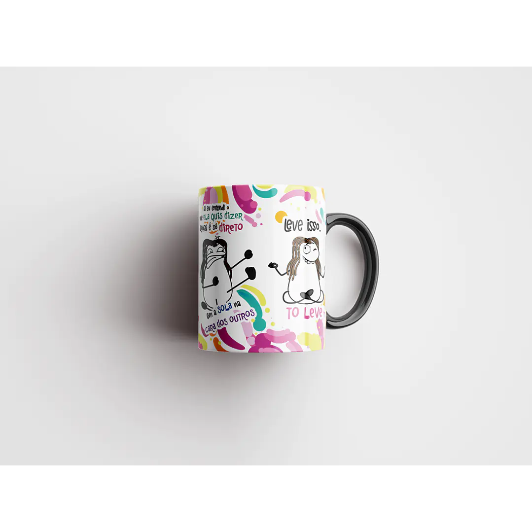 Arte Caneca Sai da Terapia agora e minha Psicóloga falou... Conselho de Piscologa Png 7