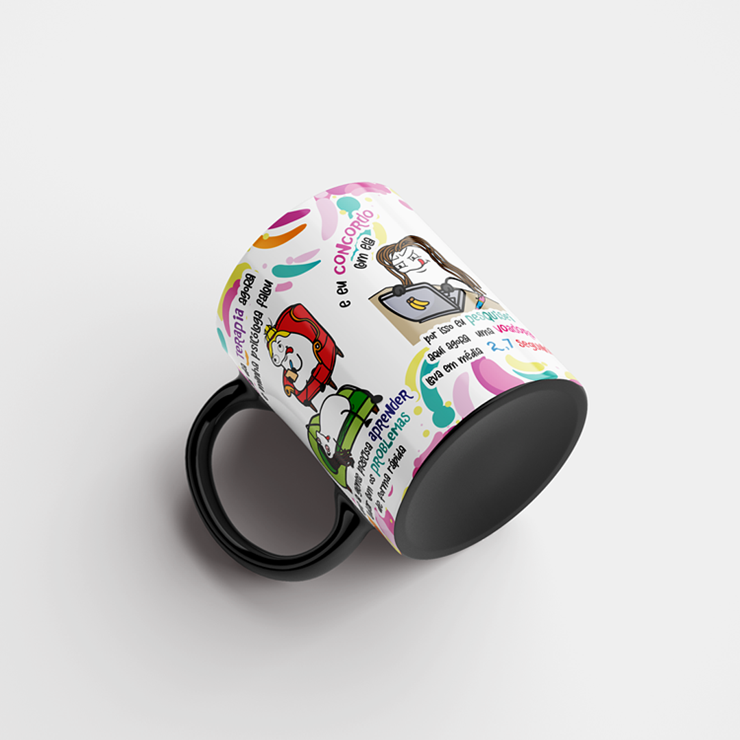 Arte Caneca Sai da Terapia agora e minha Psicóloga falou... Conselho de Piscologa Png 8