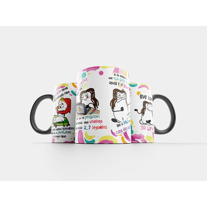 Arte Caneca Sai da Terapia agora e minha Psicóloga falou... Conselho de Piscologa Png 9