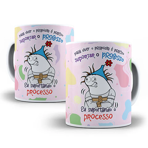 Arte Caneca Para viver o propósito preciso suportar o processo Arquivo Png