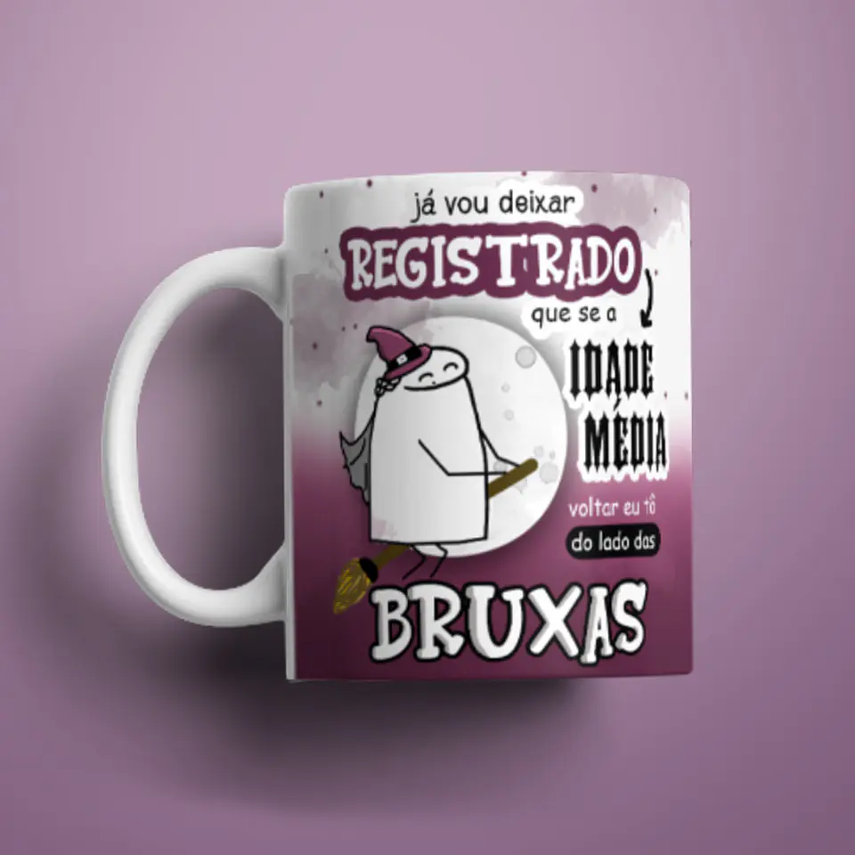Arte Caneca Dia das Bruxas Sublimação Baixar Grátis  1