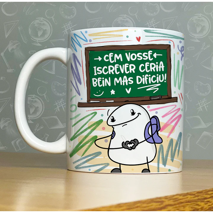 52 Artes para Caneca Dia do Professor - Kit Digital Dia dos Professores Arquivos Png 12