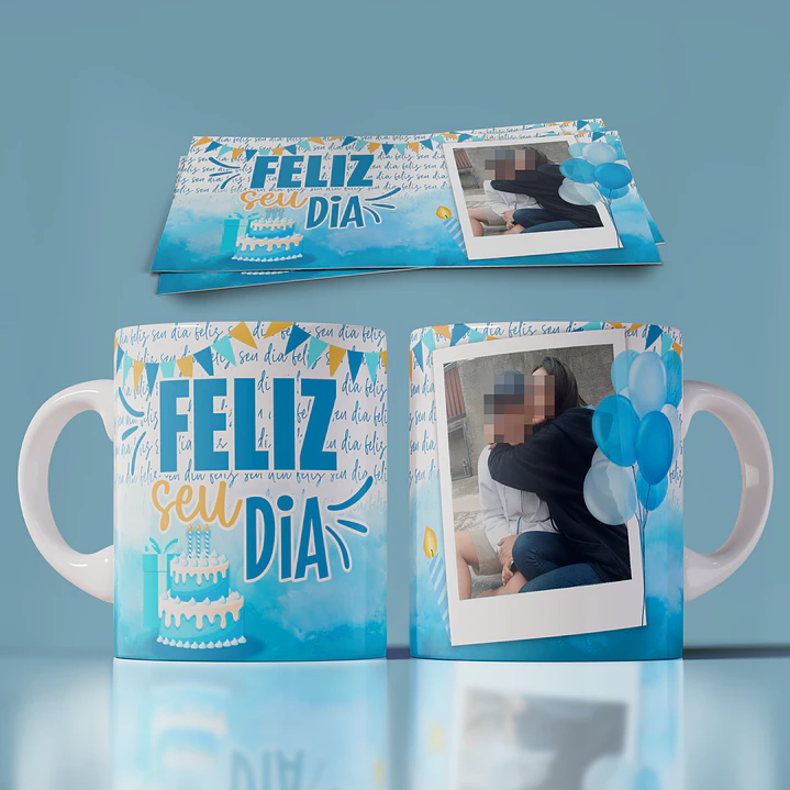 10 Artes Caneca Feliz Aniversário em Photoshop 2