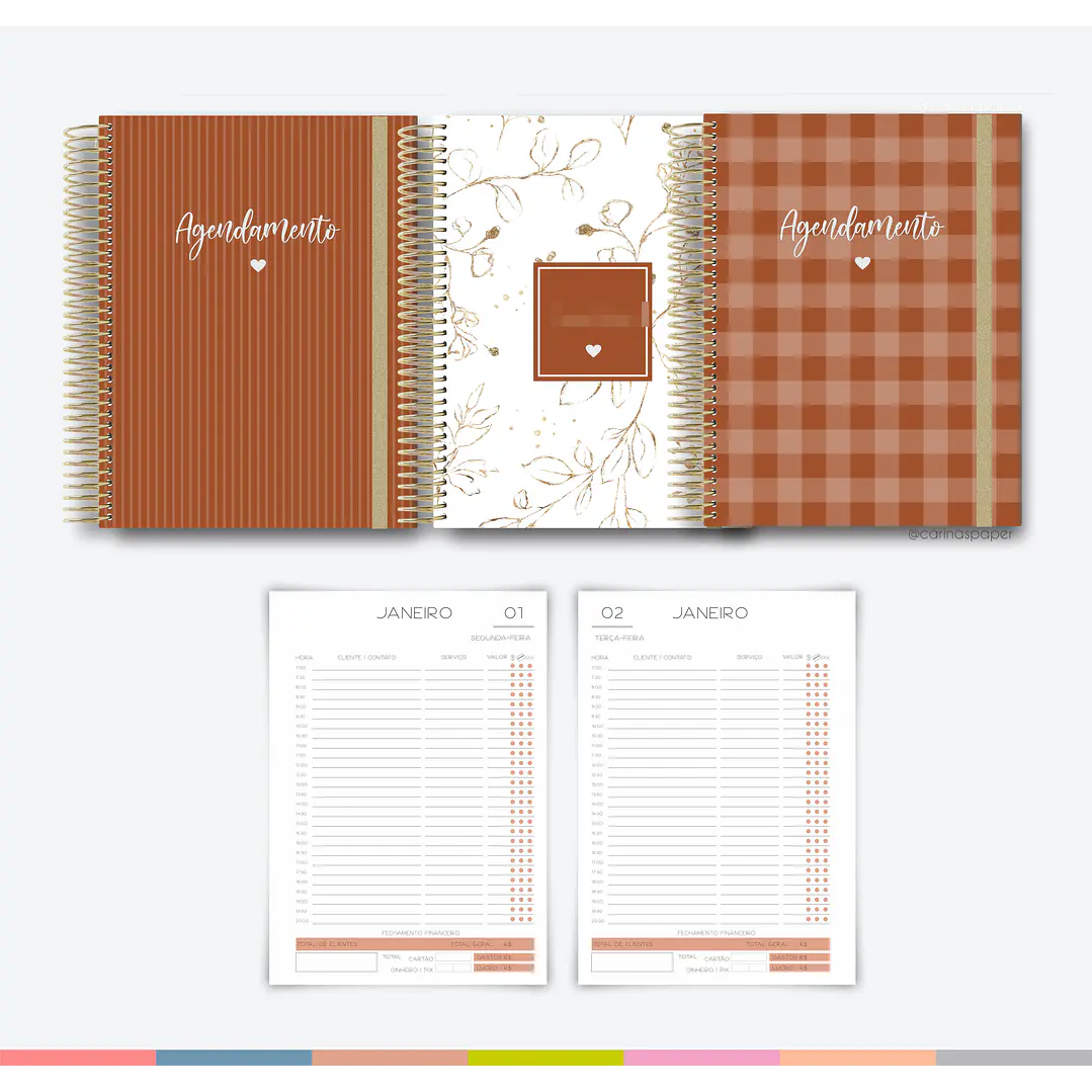 Arquivo Miolo Agenda Coloridas A5 2024 em Pdf   2