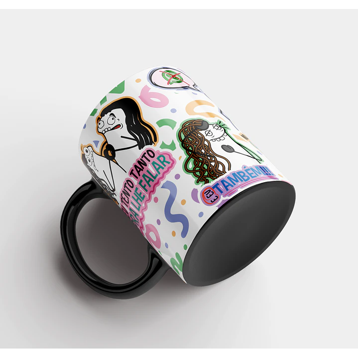Arte para Caneca Eu tento tanta pra lhe falar no WhatsApp não da pra dizer - É Grande a Fofoca Arquivo Png 3