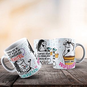 2 Arte para Caneca Sabia que se você pegar um comprimido de rivotril - Professora Rivotril Arquivo Png 