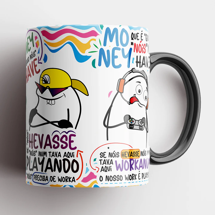 Arte para Caneca Eu Sou cagado veja só como é que é - Mamonas Assassinas Arquivo Png 4