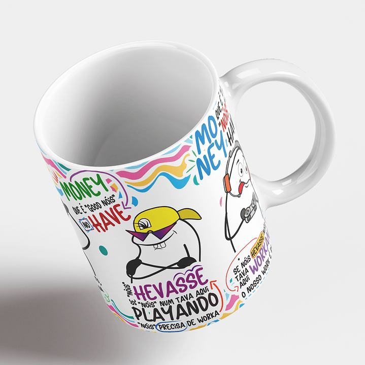Arte para Caneca Eu Sou cagado veja só como é que é - Mamonas Assassinas Arquivo Png 5