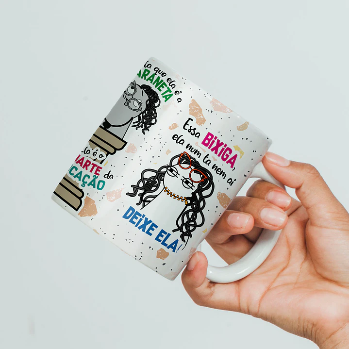 Arte Caneca Deixe ela que ela é Diretora da escola do estado Png 2