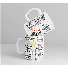 Arte Caneca Eu adoro as galinhas da Angola que ficam gritando to fracaaaa Arquivo Corel Draw