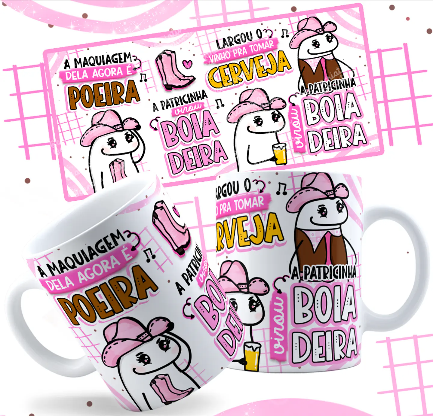 Arte Caneca Boiadeira Ana Castela Arquivo Png 1