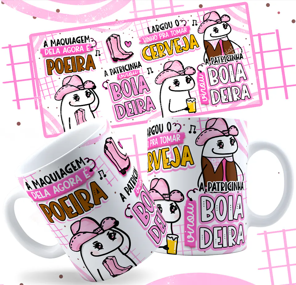 Arte Caneca Boiadeira Ana Castela Arquivo Png 1