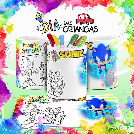 Arquivos Super Sonic para colorir - Artesanato Total