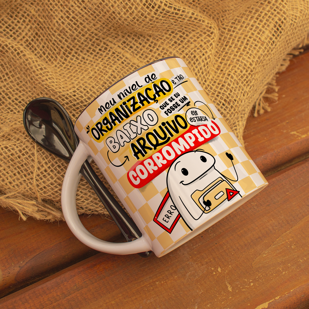 28 Arte Caneca Flork Dia Dia Frases Engraçadas Arquivo em Jpg 13