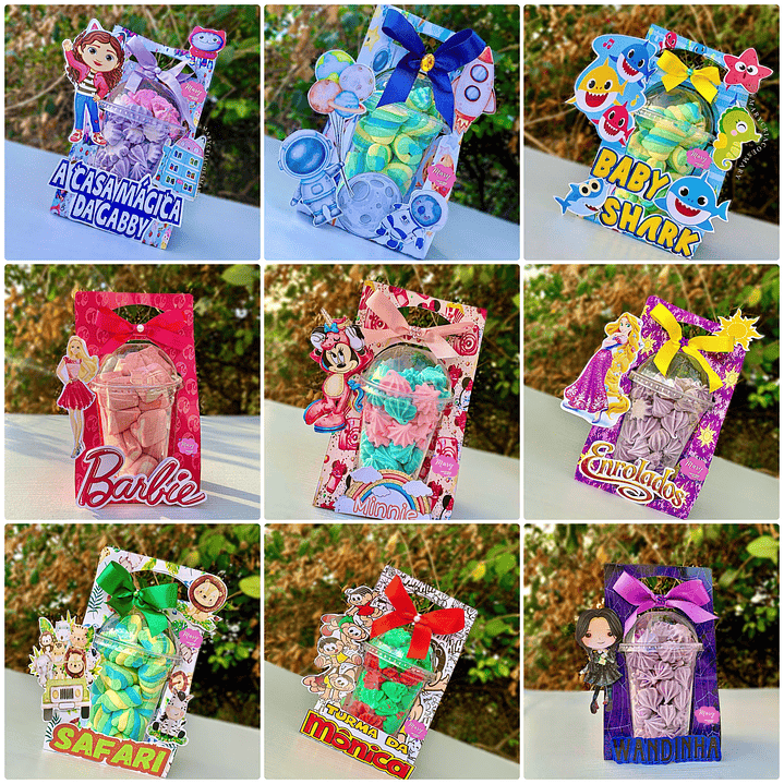 Arquivo de Corte Caixa Copo Bolha em Pdf 2