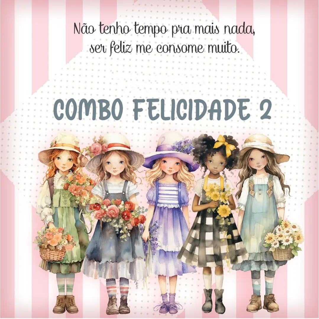 Arquivo de Corte Boneca Vintagem Felicidade 1