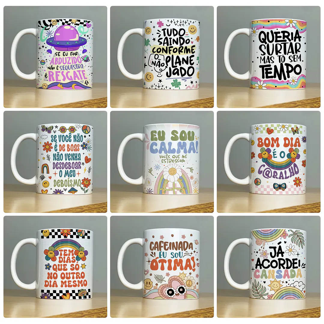 40 Artes Caneca Vibes Arquivos em Jpg 1