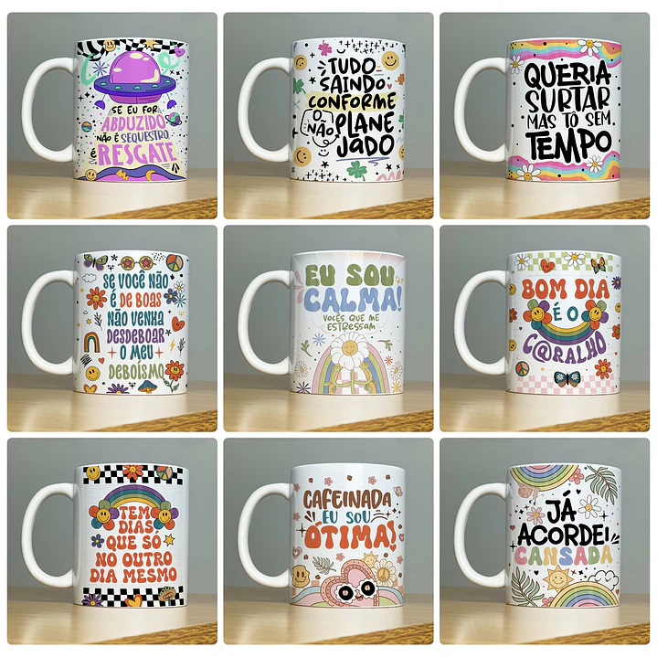 40 Artes Caneca Vibes Arquivos em Jpg 1