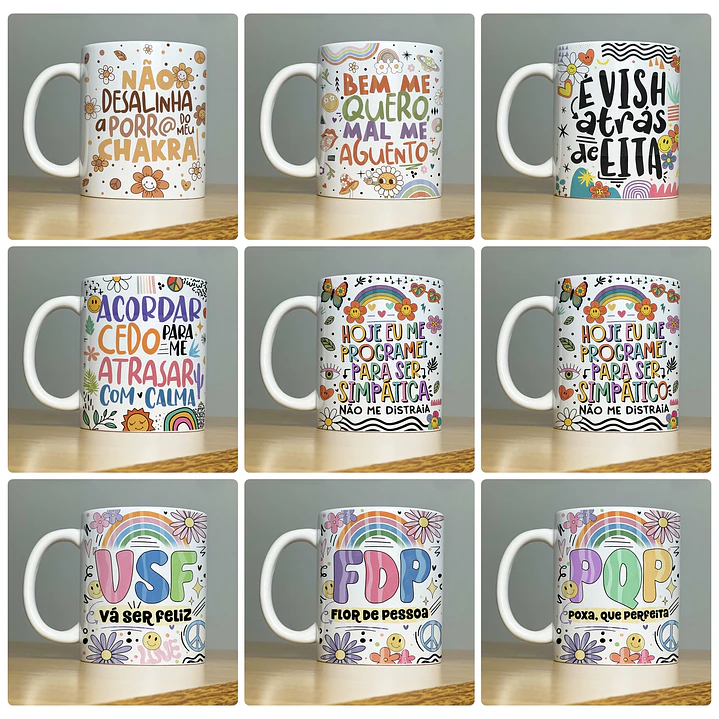 40 Artes Caneca Vibes Arquivos em Jpg 2