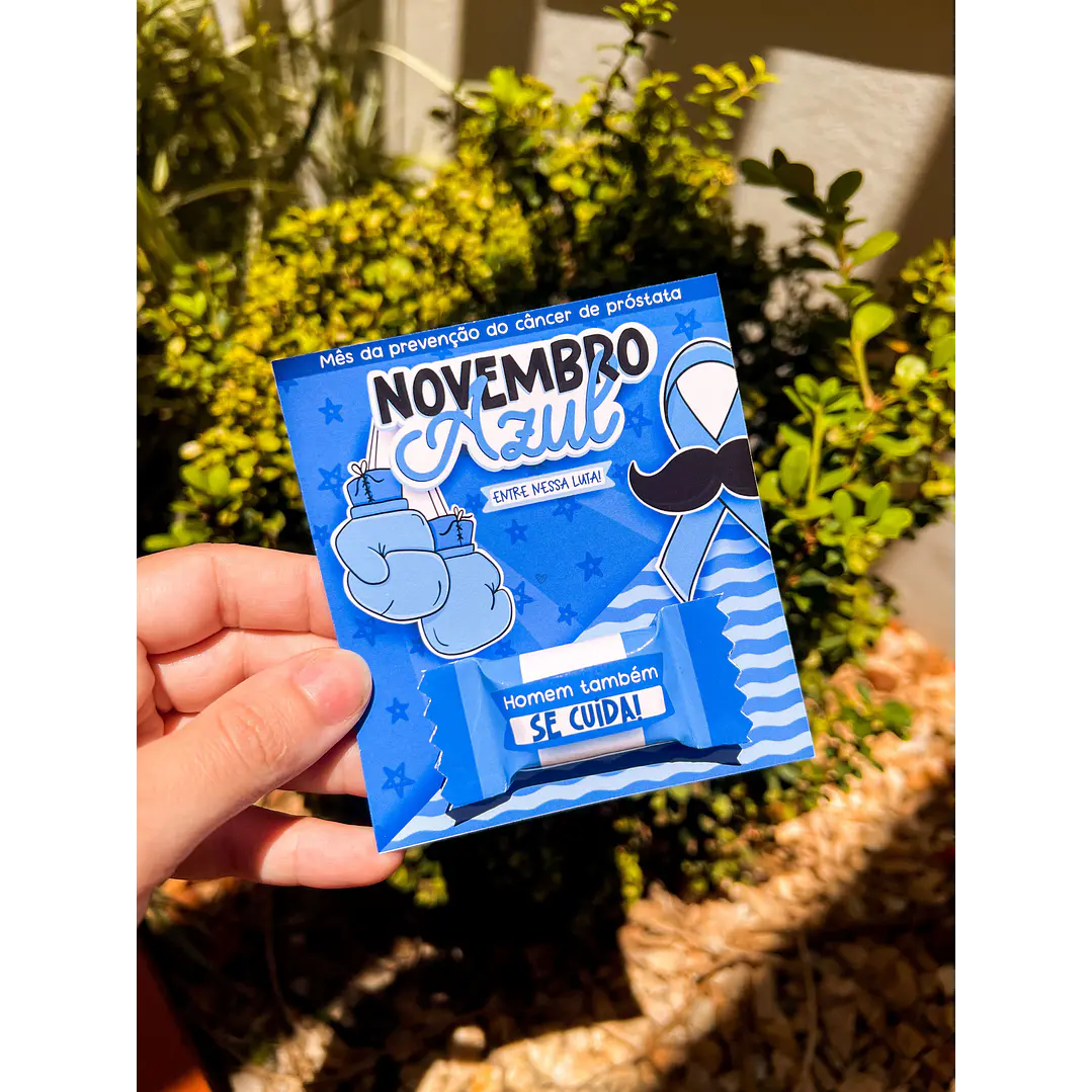 Arquivo de Corte Card e Balinha Novembro Azul em Pdf 1