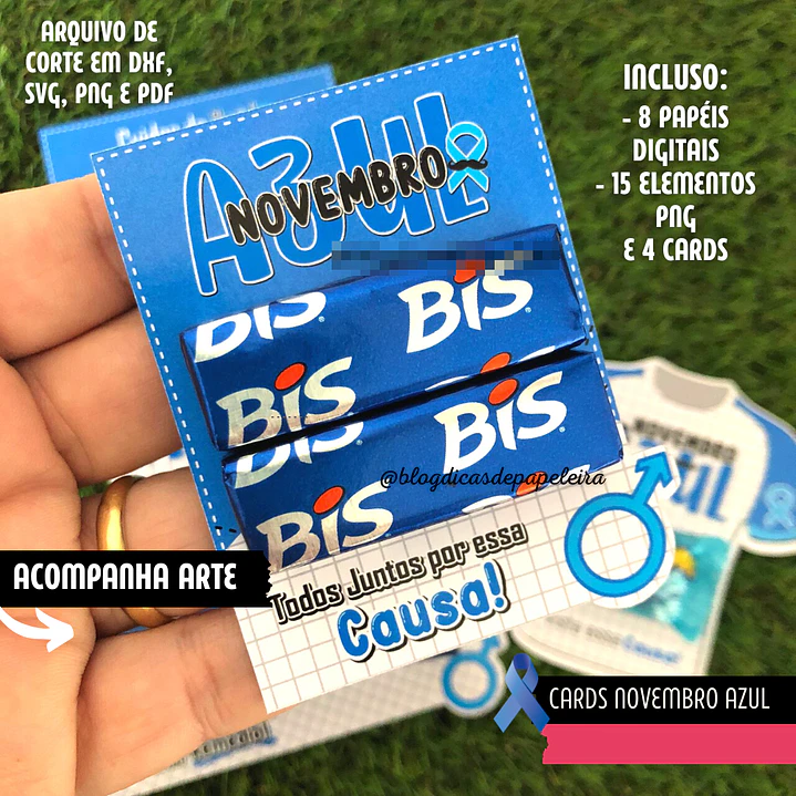 Arquivo de Corte Mimos Novembro Azul em Pdf  2