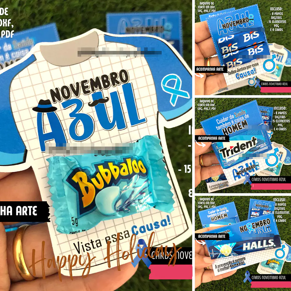 Arquivo de Corte Mimos Novembro Azul em Pdf  1
